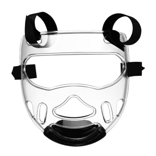 HANABASS Boxing Face Protector for Taekwondo Detachable Facial Guard Air Vented Ear for Sparring and Training Material for Youth and Adults