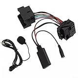 Spannung: 5–12 V Lioaeust Auto-Audio-Adapter-Set, Audio-AUX-Kabel-Adapter, externes Mikrofon für Opel CD30, CDC40, CD70, DVD90, Ersatzteil
