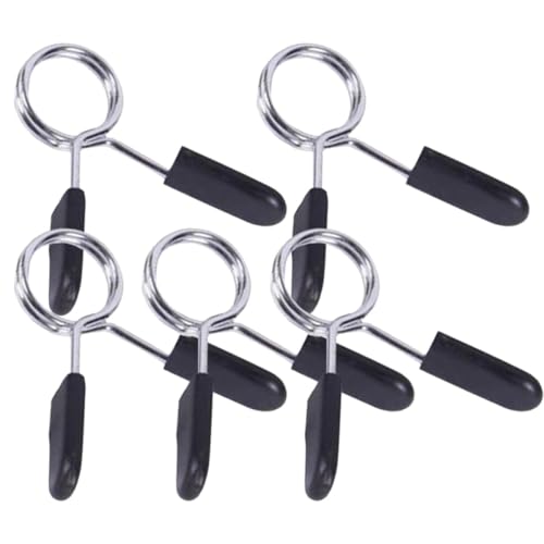 DECHOUS 24mm�_���x���o�[�x���p�X�v�����O�N���b�v�N�����v 5�Z�b�g �v���� ����~�ߋ@�\�t�� �ȒP���� �W����N���X�t�B�b�g�̃E�F�C�g���t�e�B���O�ɍœK