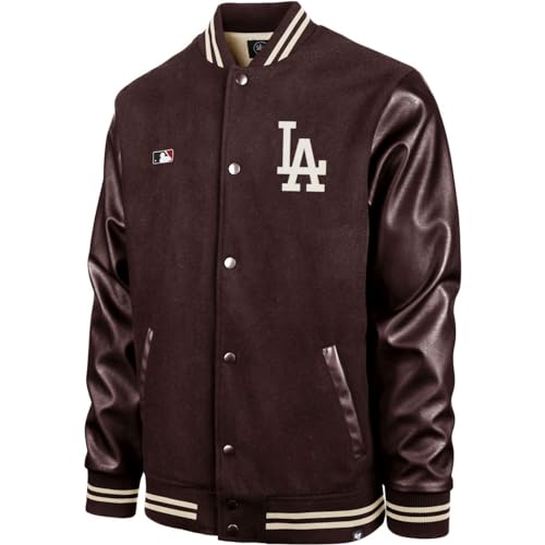 Veste '47 Brand Hoxton Los Angeles Dodgers Maroon contre le vent frais