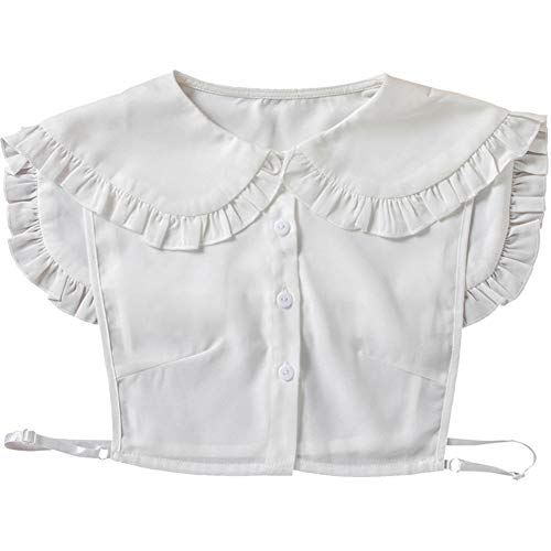 Fake Collar Detachable Faux Collar Half Shirt Women Blouse False Collar Dickey2