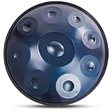 DMOYS 3pcs Handpan in g-Moll, 18 Zoll kleine Handpan aus Stahl, mit Tasche, Stativ, 2 Schlgern,...