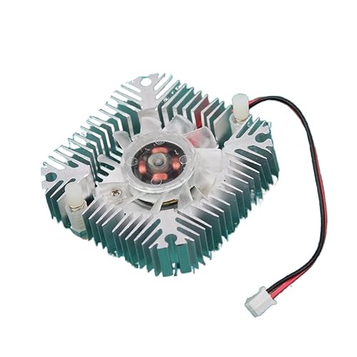 Radiateur D'ordinateur,Refroidisseur De Carte Graphique De Gaming à 4 Broches,2 Pièces