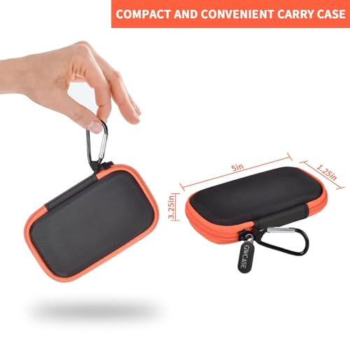 Image of GWCASE Hard Case for SanDisk Extreme Portable External Solid State Drive | Protective Storage Bag Fits for SanDisk 500GB / 1TB / 2TB / 4TB / 8TB SSD, Carring Travel Holder for USB Cables Box Only-Orange Z