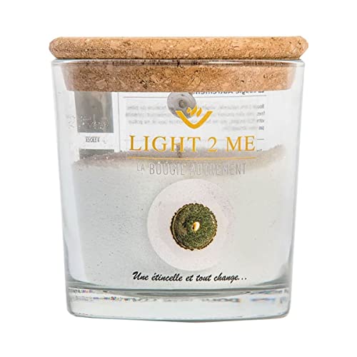 Bougie en poudre anti gaspillage 250g pour recycler vos récipients