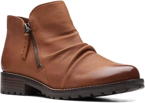 Clarks bottines Clarkwell femme en cuir pour pieds sensibles sans douleur