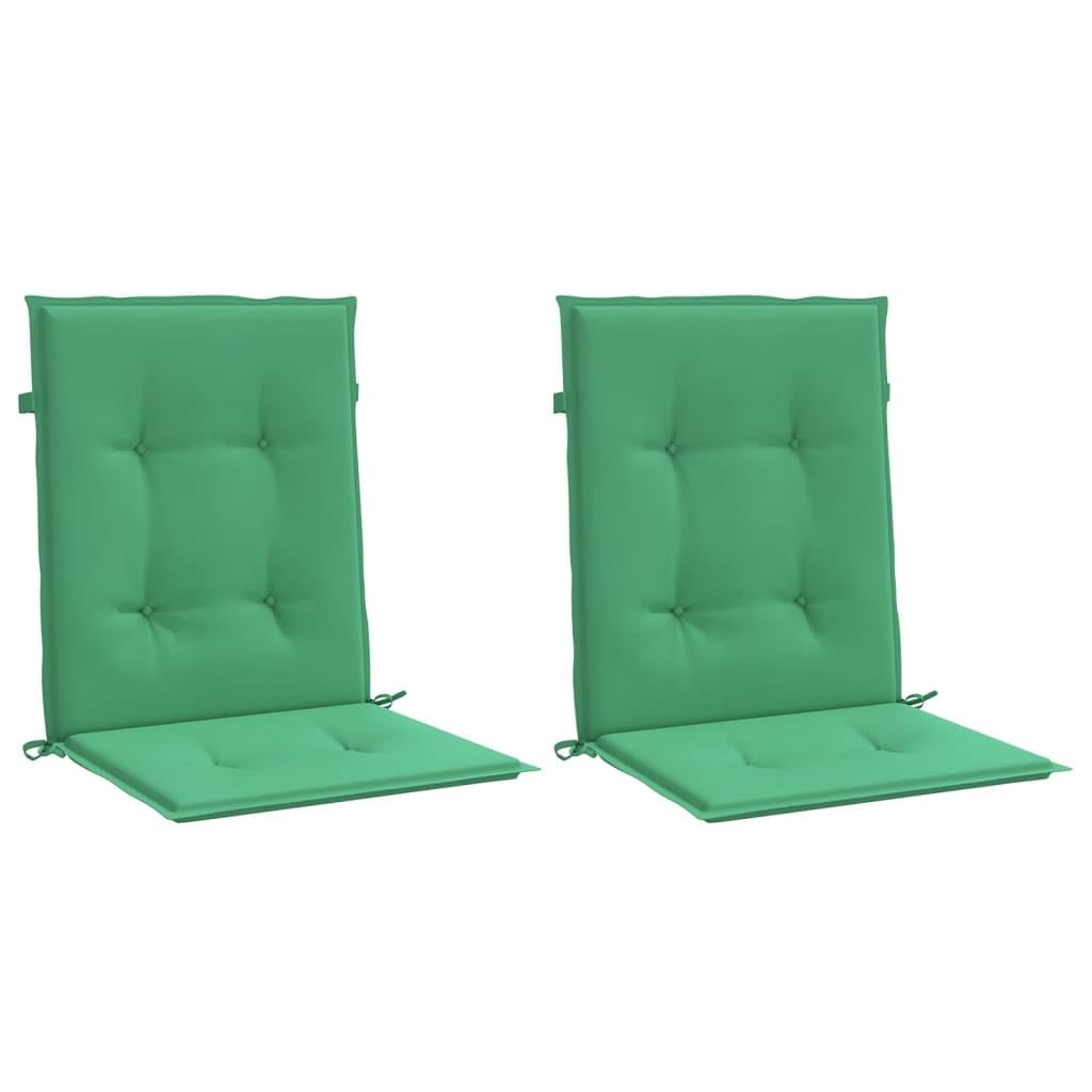 Coussins pour chaise de jardin vert vidaXL pour vos repas en terrasse