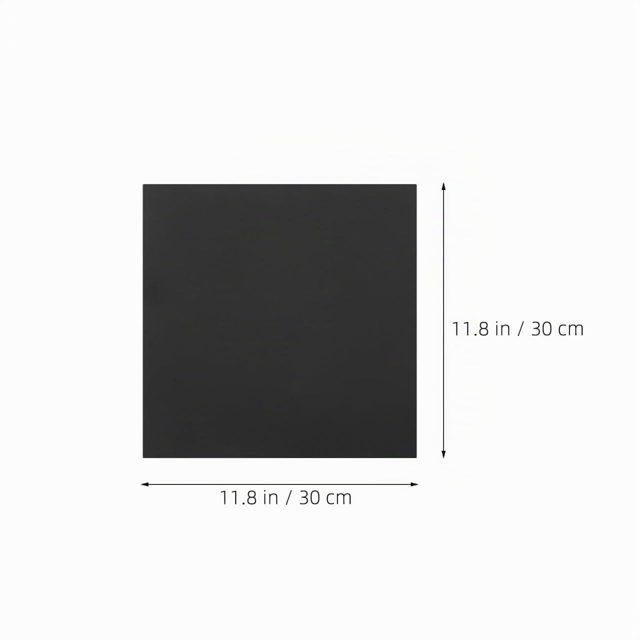 POPETPOP Lot De 3 Plaques Gravables En Aluminium Anodisé Noir 0.05 Mm 11.81X11.81 Pouces Panneaux Vierges Pour Signalétique Bureau Panneaux Muraux Décoratifs Résistants Aux Intempéries