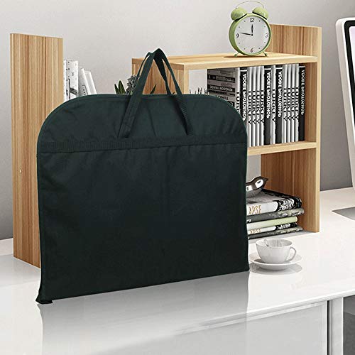 Clothes dust cover Set Of 2 Oxford Fabric Hanging Garment Bags For Travel Dress Suit Cover With A PVC Card Holder Portable Clothing bag storage bag and travel dustproof cove4