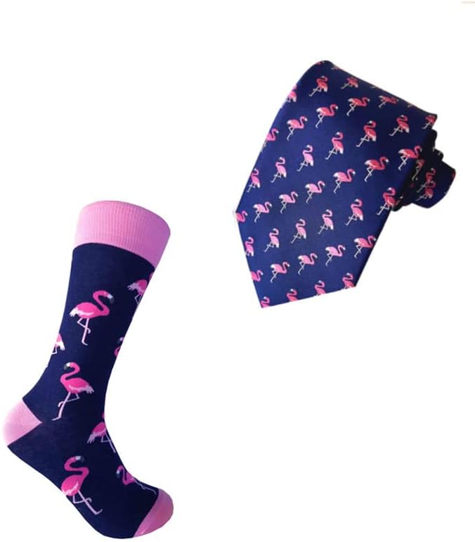 TRM Mens Socks & Necktie Set