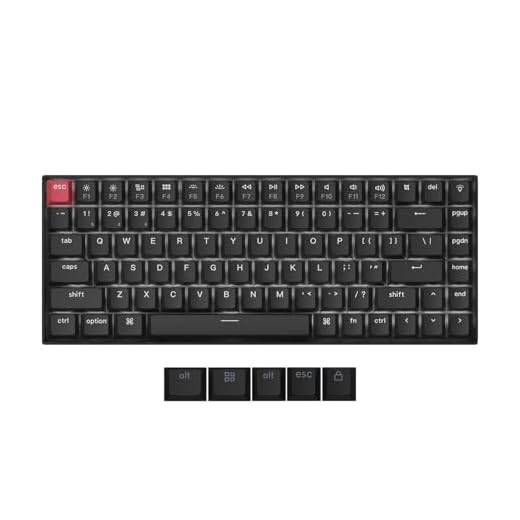 Keychron K2 QMK Wireless Mechanical Gaming Keyboard, 75% Layout with Super Brown Switch, White LED Backlight Rechargeable Wired Bluetooth Professional Office Keyboard for Mac/Windows, Version 3