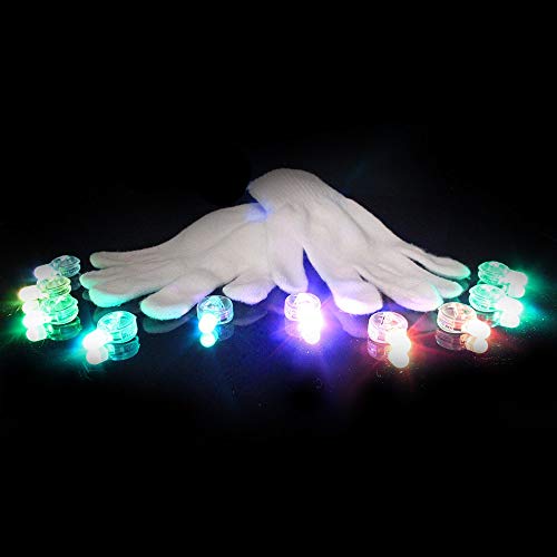 GloFX Lux Glove Set - Light Up LED Rave EDM