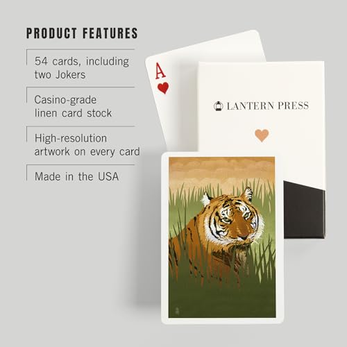 Baraja de Poker Sumatran Tiger 52 Cartas miniatura 3