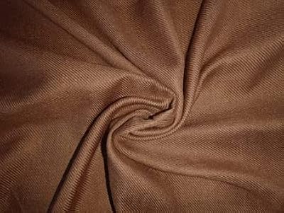 Viscose/Silk Pashmina Fabric Brown Colour 44