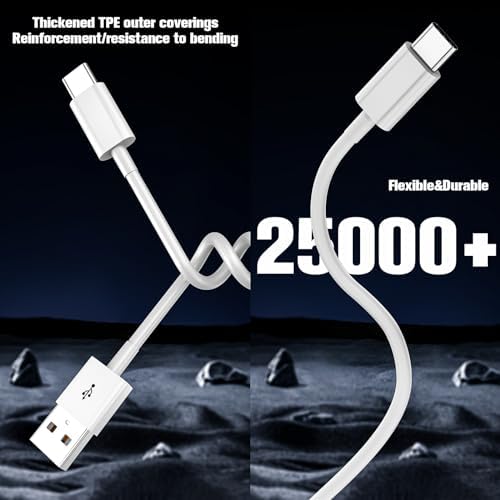 Car Carplay Cable for iPhone 17/16/15,iPhone 16/15 Plus17/16/15 Pro 17/16/15Pro Max charger ,USB A to USB C for Carplay USB C Cord, iPad USB C Cable 10th, iPad Air Car Charger Cable Cord 3FT (White) - 3