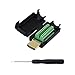 SinLoon HDMI Solderless Adapter Gold Plated HDMI Extension Cable Connector Signals Terminal Breakout Board Free Welding Connector with Plastic Cover Screwdriver