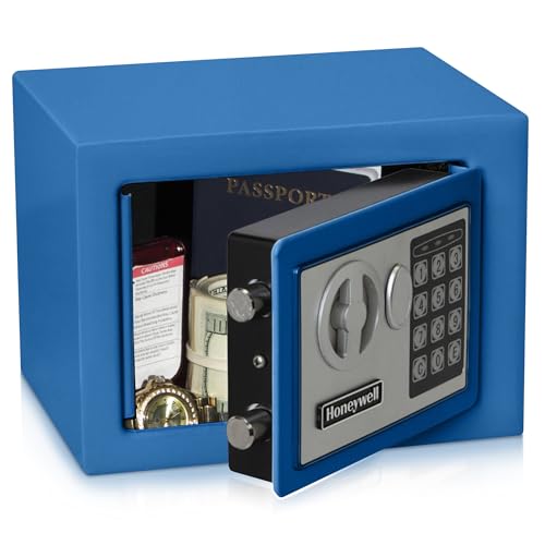 Honeywell Safes & Door Locks 5005B Steel Security Safe with Digital Lock, 0.17-Cubic Feet, Blue thumbnail 3