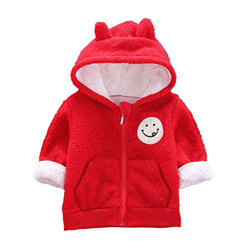 Little Story Baby Boy Clothes,Toddler Kid Baby Girl Boy Cartoon Animal Hooded Coat Jacket Outwear Warm Outfits Red Boys Coat & Jacket for Baby Easter Gifts