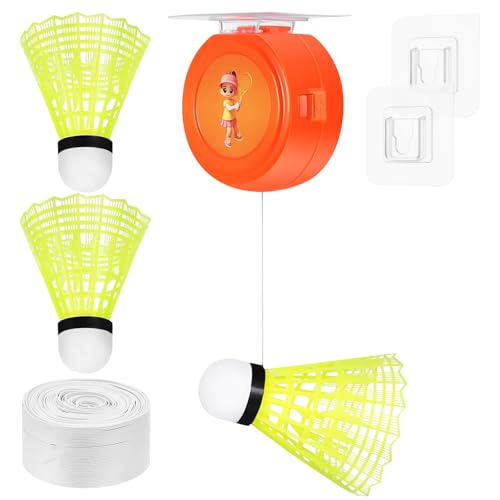 Entraîneur de badminton à rebond iplusmile avec volant cordé ajustable