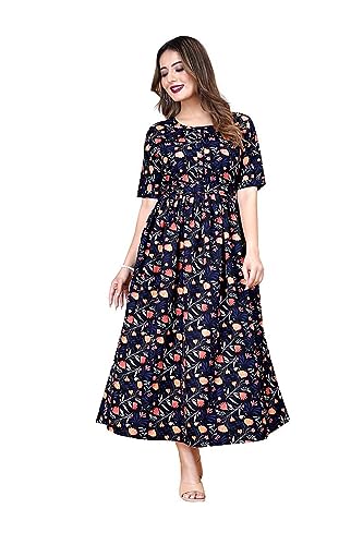 Image of Printed Midi Dress for Women (M /L /XL /2XL)