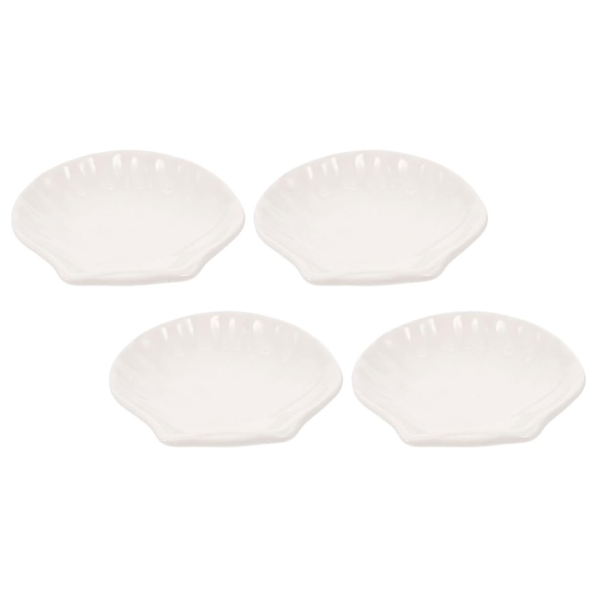 Ciieeo Tea Bag Storage Organizer Tea Bag Dish Shell Sauce Dish for Party Small Dipping Sauce Bowls