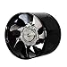 Produktbild EtexFan Axial Rohrventilator Ø 150Mm 780M³/H Abluft Zuluft Rohrlüfter Radial Rohr Lüfter Absauglüfter Industrielüfter Absaugung Iedrigem Energieverbrauch Leiser Betrieb Für Badezimmer Küche