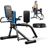 Keep Sexy Hip Abductor Machine for Home Gym, 6-Level Thigh Exercise Equipment w/ Bonus Resistance Band | Compact Plush Padding Glute Machine, Booty Builder & Thigh Toner for Women Men