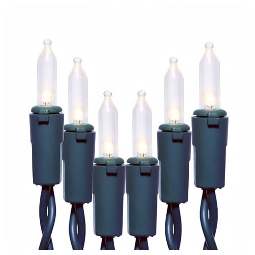JinBest 150 LED Warm White Christmas Lights, UL Certified and Commercial 50 Ft Green Wire Decorator Series, for Indoor and Outdoor Use.