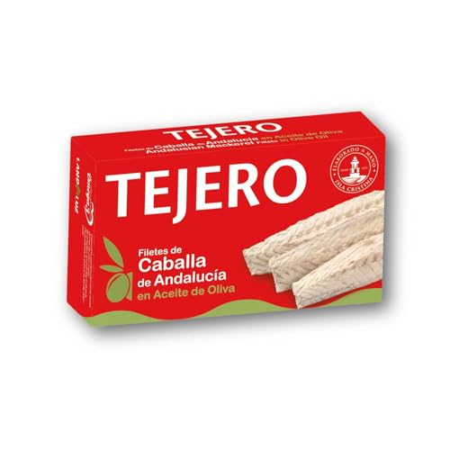 Filetes de Caballa en Aceite de Oliva «Tejero» Lata 80g