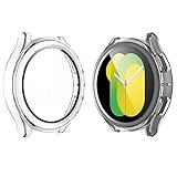 Diese aus hochwertigem, kratzfestem pc und glas material gefertigte hülle deckt die gesamten vorderen und gebogenen kanten der Samsung Galaxy Watch ab und bietet einen umfassenden schutz für Ihre Galaxy Watch gegen kratzer, stürze und stöße.