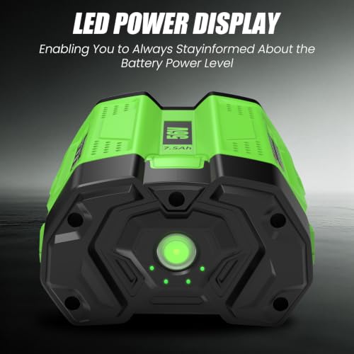 Image of 2 Packs Replacement for EGO 56V Battery 7.5Ah BA4200T BA4200(Green)