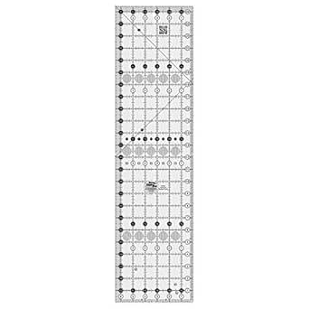 Amazon.com: Creative Grids Quilt Ruler 6-1/2in x 24-1/2in Rectangle ...