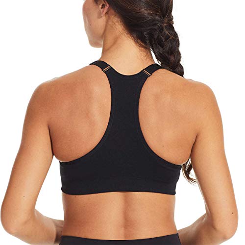 PUMA Women Sports Bra, 3-Pack (Black/White/Grey, Medium)4