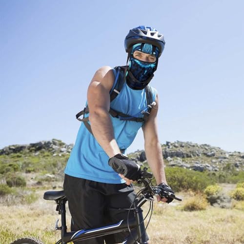 Blue Owl Balaclava Mascarilla para Cara para Hombre y Mujer Protección Solar Resistente al Aire Cubierta Completa para Senderismo, Ciclismo, Running y Conducción miniatura 4