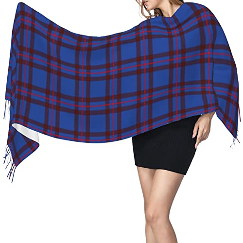 Winter Warm Wrap Shawl Elliot Modern Tartan Print Scarves Blanket Scarf For Women Men3