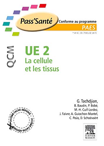 Télécharger UE 2 - La cellule et les tissus - QCM Livre PDF Gratuit
