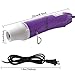 Mlife Mini Heat Gun - 300 Watt - Dual-Temperature Heat Tool with 6.5FT Power Cord for DIY Acrylic Resin Cups Tumblers Embossing Shrink Wrapping Paint Drying Crafts Electronics DIY (Purple)