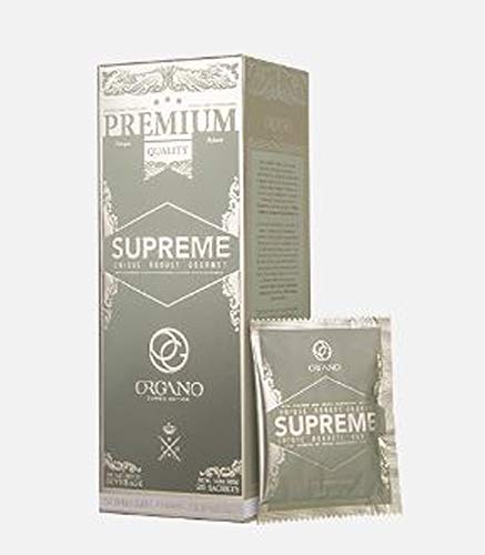 Organo Gold Cafe Supreme Organic Ganoderma Made with Ginseng Eurycoma Longifolia Jack U.S.A Packaging (1 Box)
