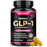 UNALTERED GLP-1 Supplement for Women - Natural Support for Cravings, Weight, & Gut Health - Clinically Tested Ingredients, Biochemist-Formulated, Vegan - 60 Capsules
