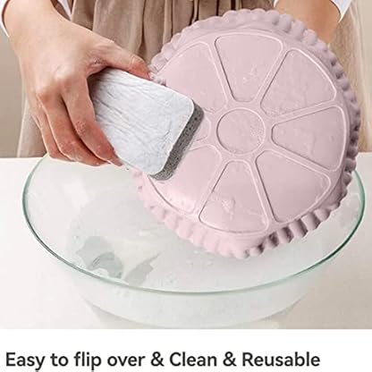 Wresetly Silikontopf für Fritteuse, Zubehör für Fritteuse, Fritteusenkorb, antihaftbeschichtet, wiederverwendbar, für Ofen, Wellenform – Bild 3