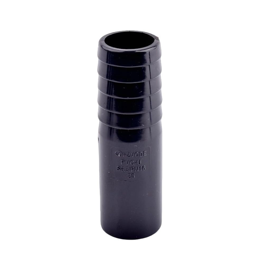 Dunkelgrauer Pagodenanschluss, Gartenschlauchadapter, Bewässerungsrohr, weiches Schlauchverbindungszubehör, Außendurchmesser 25,25 mm, 20 Stück
