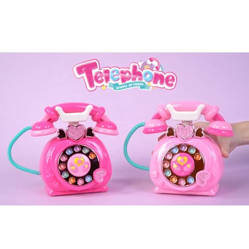 Image of Educational Phone Toy for 2-12 Years Kids Rechargeable 24 Modes Talking Baby Smart Phone Mobile Toy for Boys Girls Christmas Gift Birthday Surprise (Pink Telephone)