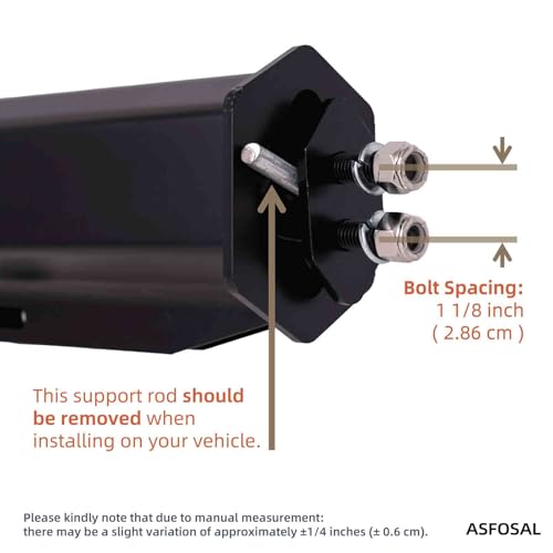 Image of Mud Flap Hangers for Semis, Black, 30.25 inch Length, Bracket Mounting Bolt Pattern: 1-1 /8 inch, 8 mm Spring Loaded, 2 inch+ Widen Surface, 1 pr complete pack, (BLK W /Conspicuity, 1-1 /8 inch Bolt Spacing)