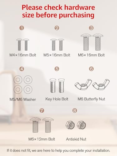 Mounting Dream Soundbar Mount Bracket for Mounting Above or Under TV Fits Most of Sound Bars Up to 15 Lbs, with Detachable Long Extension Plates MD5420