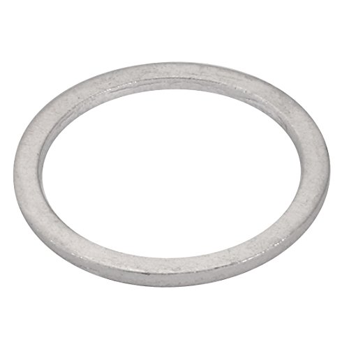 Sourcingmap 200Pcs 22mmx27mmx1.5mm Aluminum Motorcycle Hardware Drain Plug Washer - Image 2