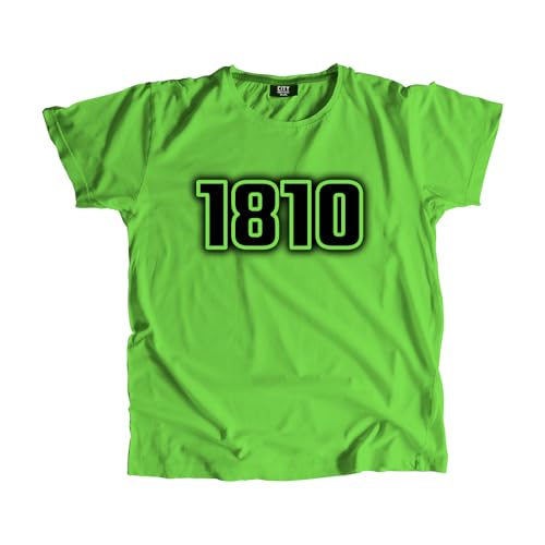 T-shirt 1810 Year vêtement unisexe mode vintage rétro