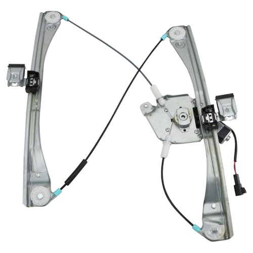 Image of TRQ Front Right Power Window Regulator & Motor Assembly Passenger Side Compatible with 2004-2008 Chevrolet Malibu