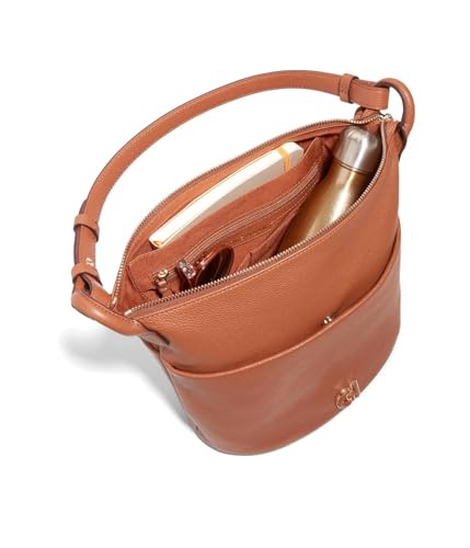 Image of Cole Haan womens Essential Leather Soft Bucket