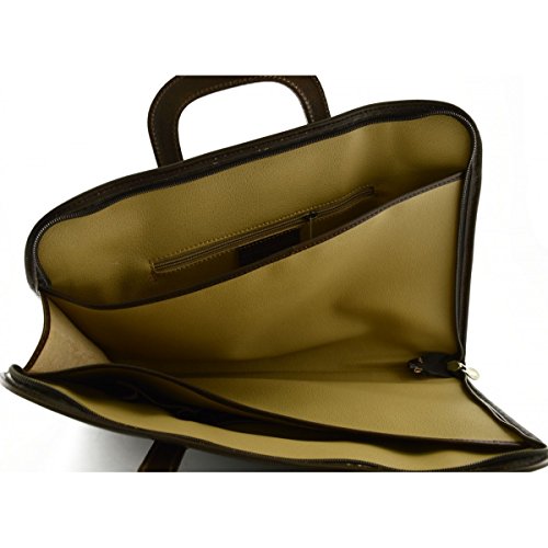 Cartable A4 3 compartiments en cuir pour vos déplacements professionnels - 2