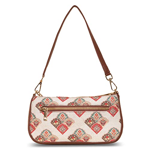 Image of ZOUK Baguette Bag | Crossbody Bags for Women | Women's Handbags | Stylish Sling Bag for Woman | Vegan Leather Evening Bag | Travel & Office Use | Purse and Wallet